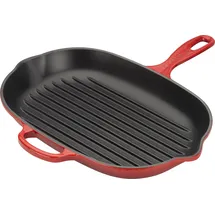 Le Creuset Signature Grillpfanne 26 cm oval kirschrot