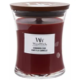 Woodwick Cinnamon Chai Duftkerze 275 g rot
