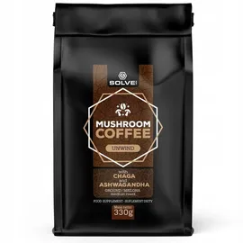solve labs Gemahlener Pilzkaffee mit Chaga und Ashwagandha 330 g