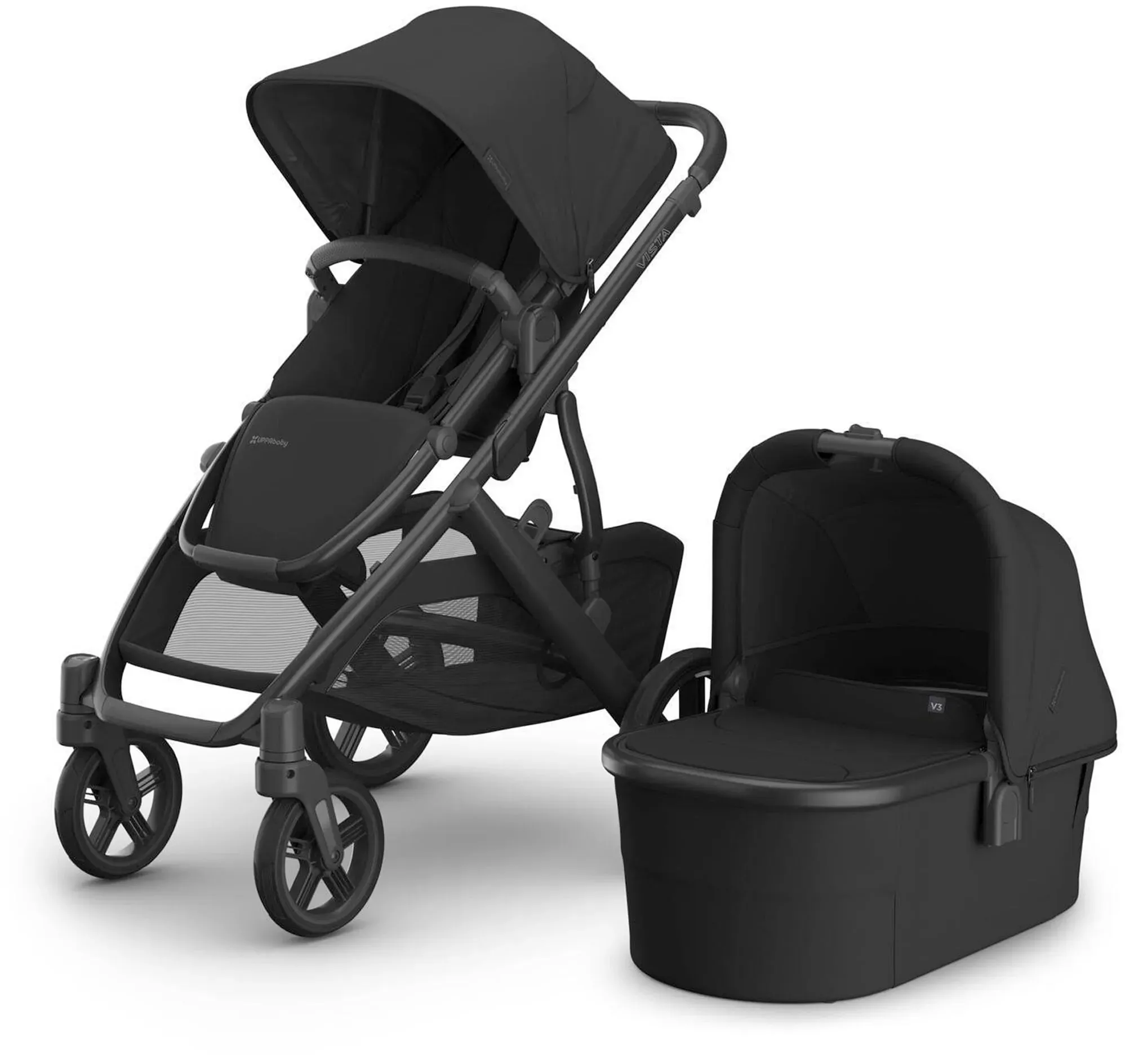 UPPAbaby Kombikinderwagen Vista V3, schwarz