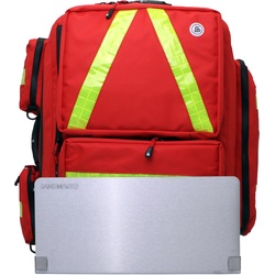 Wandhalterung für Notfallrucksäcke mit Notfallrucksack Medicus XL