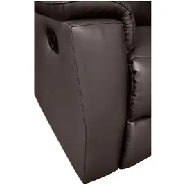 vente-unique Relaxsofa, Braun, Leder, Uni, 5-Sitzer, 217x217 cm, Wohnzimmer, Sofas & Couches, Wohnlandschaften, Ecksofas