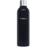 Sodapop Edelstahlflasche schwarz 0,75 l