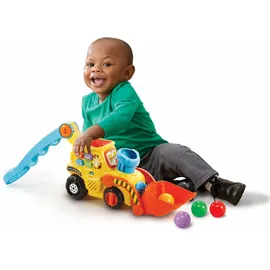 Vtech Spielzeug-Bagger Ballspaß Bagger CH RTF Gelb/Silber/Mehrfarbig