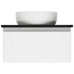 SAT Evolution Badezimmerschrank unter Waschbecken 58x30x44,8 cm weiß matt SATEVO60WMZ