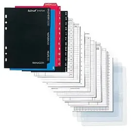 Bind Ringbuch-Ergänzungsset Manager Plus sortiert A5, 1 Set