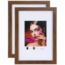 Ideal Trend Bilderrahmen Lifestyle braun 20x30 cm 2er Set
