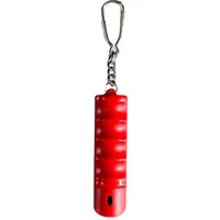 diskreter Pfefferspray Schlüsselanhänger OC5000 Life Guard 15ml Breitstrahl - nachfüllbar - 15ml Nachfülldose - mit Schraubkarabiner Selbstverteidigung (Schlüsselanhänger, Rot)