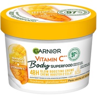 Garnier Nährende Körperpflege für fahle und trockene Haut, Body Butter mit Mango Vitamin C, Für bis zu 48 Stunden Feuchtigkeit, Body Superfood, 1 x 380 ml