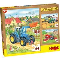 Haba Puzzles Traktor und Co.