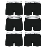 WOTEGA Boxershorts Joe schwarz XS 6er Pack