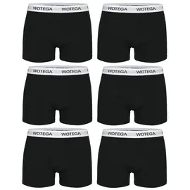 WOTEGA Boxershorts Joe schwarz XS 6er Pack