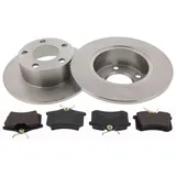 Mapco 47864 Bremsensatz, Bremsscheiben und Bremsbeläge Hinterachse