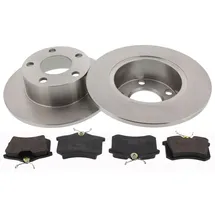 Mapco 47864 Bremsensatz, Bremsscheiben und Bremsbeläge Hinterachse