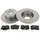 Mapco 47864 Bremsensatz, Bremsscheiben und Bremsbeläge Hinterachse