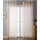 Gardinenbox 2er-Pack Ösen Gardinen Transparent Vorhang Set Wohnzimmer Voile Ösenvorhang Bleibandabschluß HxB 145x140 cm Sand, 203322