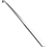 Fanwer Schuhlöffel 80cm Schuhlöffel Metall Lang Edelstahl Langlebiger Schuhanzieher silberfarben