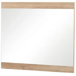 Spiegel  Tango , holzfarben , Holzwerkstoff, Glas , Maße (cm): B: 90 H: 77 T: 2