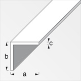 alfer Winkelprofil Aluminium eloxiert poliert Chromoptik