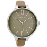 Oozoo Timepieces Beige Leder 45 mm UOC9543