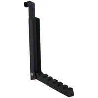 Relaxdays Türhaken 3 x Klapphaken Schwarz