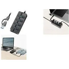 Logilink UA0419 USB 3.2 Gen1 Hub 4 Port