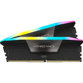Corsair Vengeance RGB DDR5-6000 48GB Kit (2x24GB) CL36 Schwarz CMH48GX5M2E6000C36