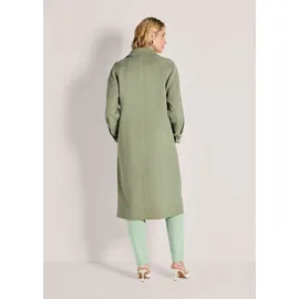Madeleine "Wollmantel Eleganter Mantel mit Kaschmir", Damen, Gr. 44, grün (eisgrün), Obermaterial: 75% Wolle mw. 15% Polyester PES. 5% sonstige Fasern AF. 5% Kaschmir WS., Modern, Mäntel