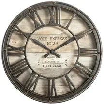 Atmosphera Wanduhr Voie Express 21 cm VOIE EXPRESS braun