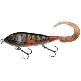 Svartzonker Abu Garcia Kunstköder, Abu Garcia SVZ McMy Tail Jerkbait – Clear High-Impact ABS, Eco-Friendly Weighted, Realistic 3D Effect, Freshwater & Saltwater Fishing, Motoroil Burbot 17 cm
