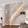 DOLLE Raumspartreppe Faro 243-299 cm Buche/Edelstahl