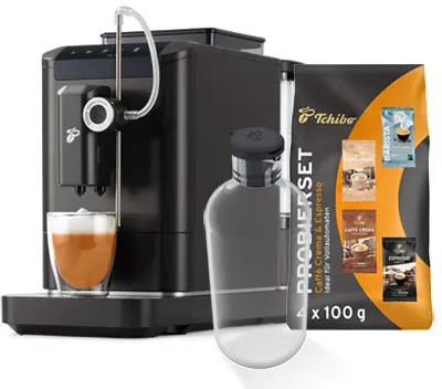 »Esperto2 Milk« Kaffeevollautomat Starter-Set Tchibo