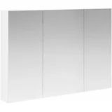 vidaXL Badezimmerspiegelschrank 100 cm weiß