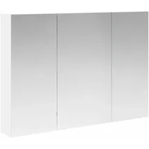 vidaXL Badezimmerspiegelschrank 100 cm weiß
