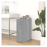 vidaXL Apothekerschrank 20 x 45,5 x 60 cm Grau