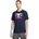 T-Shirt Herren Blau/Rot XS