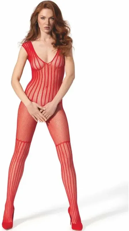 PASSION  BS103 Bodystocking Rot One Size