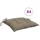 vidaXL Palettenkissen 4 Stk. Taupe 50x50x7 cm Oxford-Gewebe