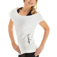 WINSHAPE Damen Dance-shirt Wtr12 Freizeit Fitness Workout T-shirt, Weiß, M EU