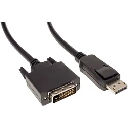 VALUE DisplayPort auf DVI-D - Videokabel |  Schwarz - Neu