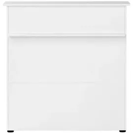 Proregal Empfangstheke 111 x 107 x 44 cm Weiß