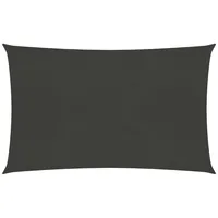 VidaXL Sonnensegel 160 g/m2 Anthrazit 2x4,5 m HDPE