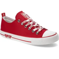 Rote Turnschuhe Big Star Bequeme Damenschuhe, 37
