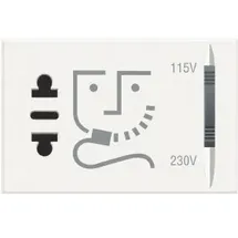 Legrand HD4177 Rasiersteckdose white