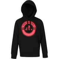 adidas Performance Hoodie Hoody Combat Sports rot|schwarz M