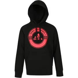 adidas Performance Hoodie Hoody Combat Sports rot|schwarz M