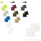EXKLUSIV HEIMTEXTIL Kissenhülle Kissenbezug Doppelpack mit Reißverschluss 40 x 40 cm hochwertige Jersey Qualität Weiss