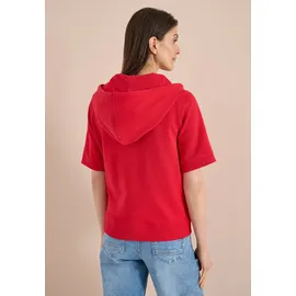 Cecil Damen, Kurzarm Sweatjacke mit Kapuze - M