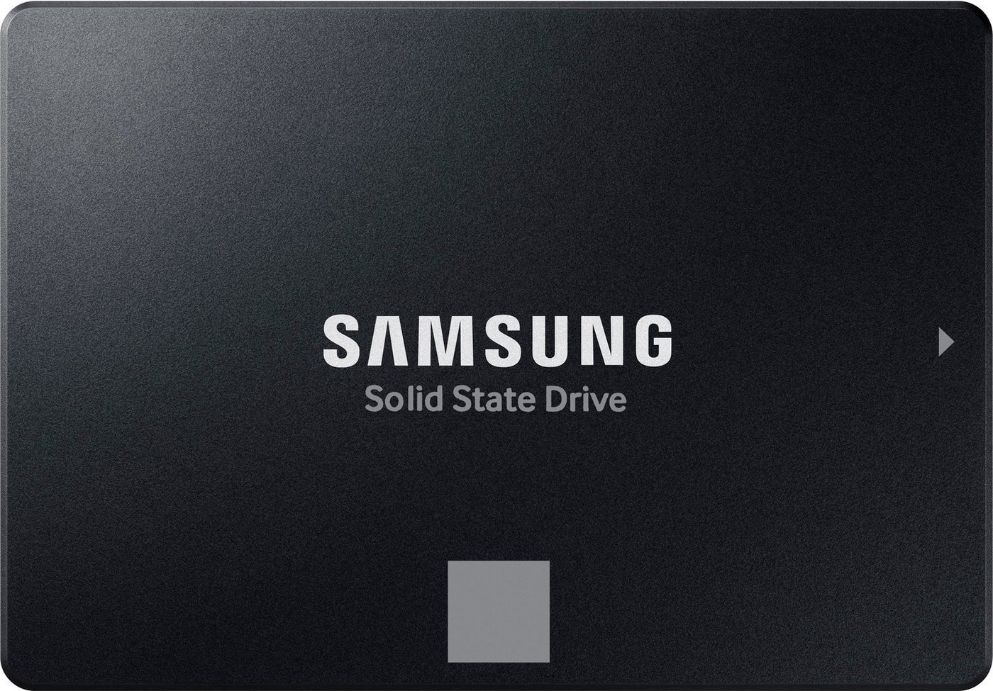 Samsung 870 EVO interne SSD (500 GB) 2,5" 560 MB/S Lesegeschwindigkeit, 530 MB/S Schreibgeschwindigkeit schwarz 500 GB