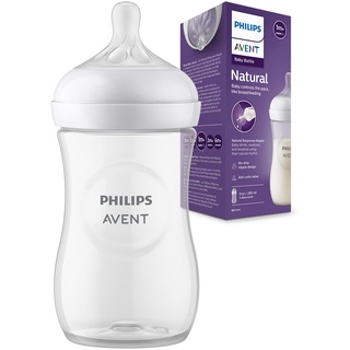 Philips Natural Response - Babyflasche 260ml, Sauger 3, mittlere Durchflussrate - SCY903/01